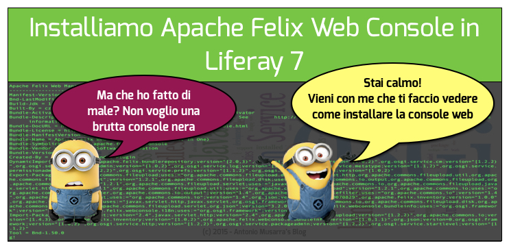 Come Installare Apache Felix Web Console Liferay 7